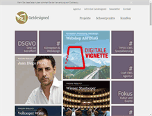 Tablet Screenshot of getdesigned.at